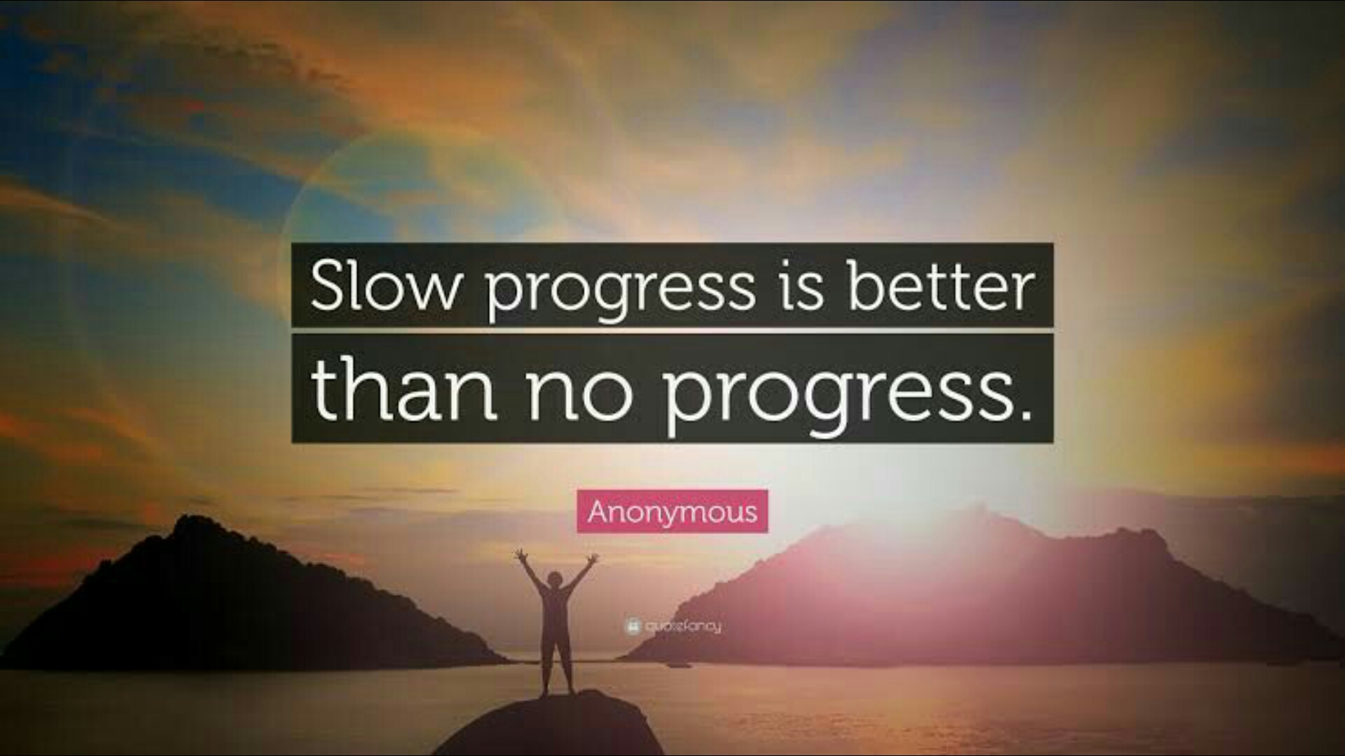 Slow Progress Is Better Than Nothing At All SuccessYeti